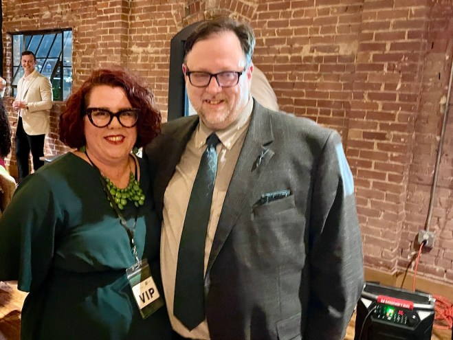 Sellout crowd Koehler couple