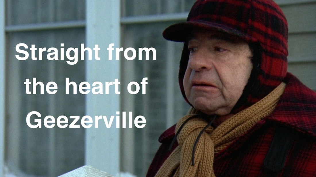 Geezers in text exchange - 1